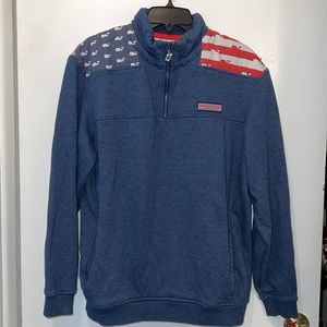 Vineyard vines quarter zip pull over